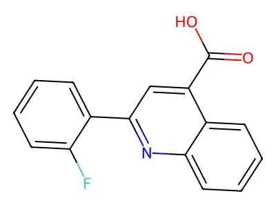 2-(2-fluorophenyl)quinoline-4-carboxylic Acid structure