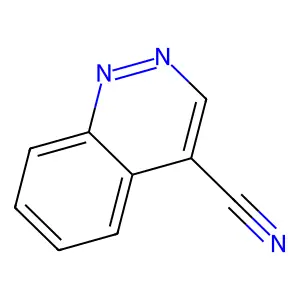 Cinnoline-4-carbonitrile structure