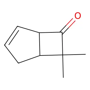 7,7-Dimethylbicyclo[3.2.0]hept-3-en-6-one structure