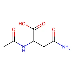 2-乙酰氨基-4-氨基-4-氧代丁酸 structure