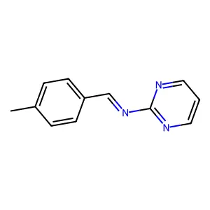 2-Pyrimidinamine, N-[(4-methylphenyl)methylene]- structure