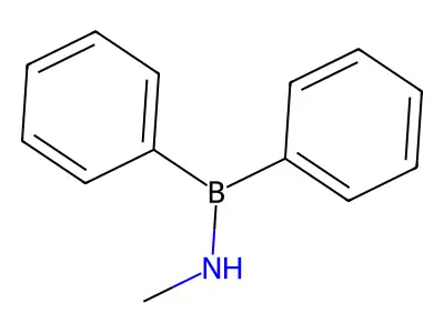 Boranamine, N-methyl-1,1-diphenyl- structure
