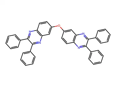 Quinoxaline, 6,6'-oxybis[2,3-diphenyl- structure