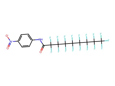 2,2,3,3,4,4,5,5,6,6,7,7,8,8,9,9,9-Heptadecafluoro-N-(4-nitrophenyl)nonanamide structure