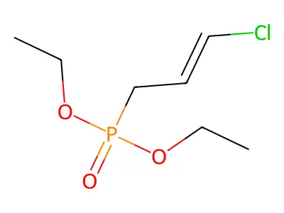 二乙基(3-氯烯丙基)膦酸酯 structure