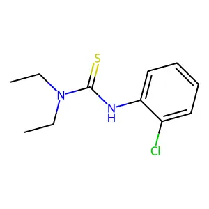 3-(2-Chlorophenyl)-1,1-diethylthiourea structure