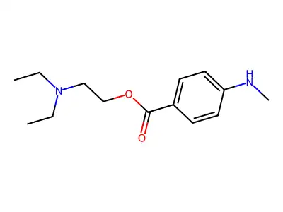 2-(Diethylamino)ethyl 4-(methylamino)benzoate structure