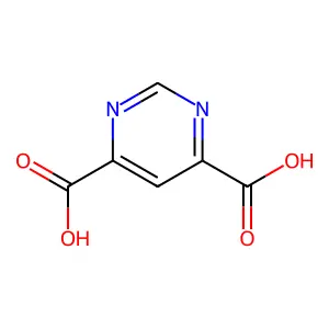 Pyrimidine-4,6-dicarboxylic acid structure