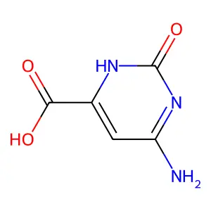 6-Amino-2-oxo-2,3-dihydropyrimidine-4-carboxylic acid structure