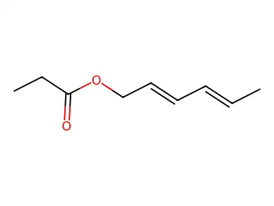 2,4-己二烯-1-醇 1-丙酸酯 structure