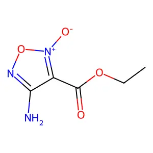 4-Amino-3-(ethoxycarbonyl)-1,2,5-oxadiazole 2-oxide structure