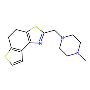 2-[(4-Methylpiperazin-1-yl)methyl]-4,5-dihydrothieno[3,2-e][1,3]benzothiazole structure