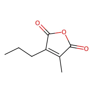 3-Methyl-4-propyl-2,5-furandione structure