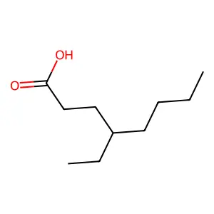 4-乙基辛酸 structure