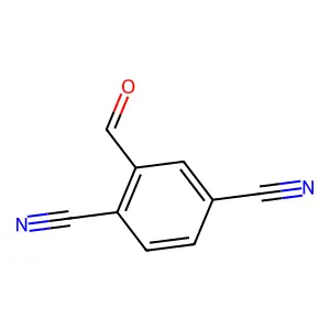 2-甲酰基对苯二甲腈 structure