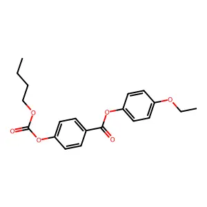4-[(丁氧羰基)氧]苯甲酸-4-乙氧基苯酯 structure