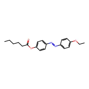 己酸-4-[2-(4-乙氧基苯基)重氮基]苯酯 structure