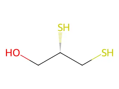 Dimercaprol, (S)- structure