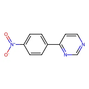 4-(4-Nitrophenyl)pyrimidine structure