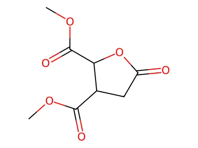 二甲基四氢-5-氧代呋喃-2,3-二甲酸酯 structure