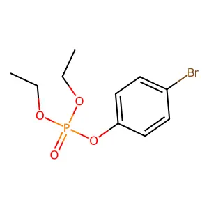Diethyl 4-bromophenyl phosphate structure