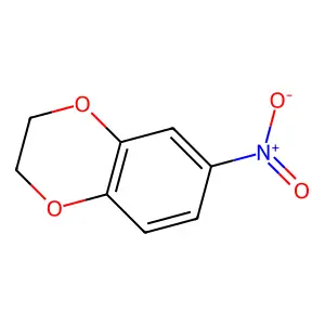 2,3-二氢-6-硝基-1,4-苯并二噁烷 structure