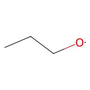 n-Propoxy radical structure