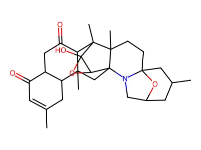 Norzoanthamine structure
