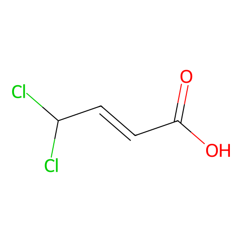 4,4-Dichloro-2-butenoic acid structure