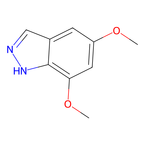 5,7-dimethoxy-1H-indazole structure