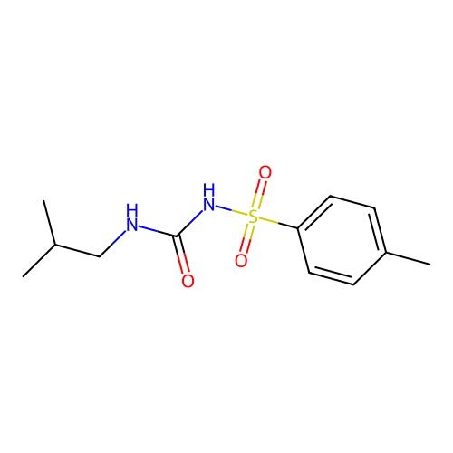 1-Isobutyl-3-(para-tolylsulfonyl)-urea structure