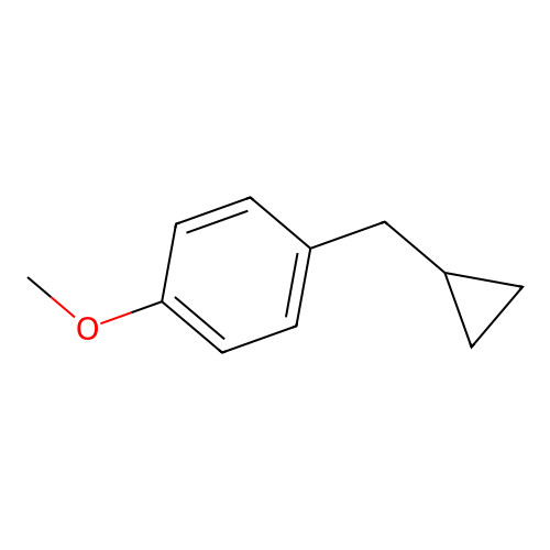 1-(Cyclopropylmethyl)-4-methoxybenzene structure