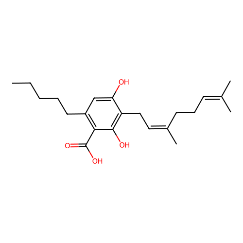 大麻色罗酸 structure