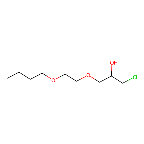 3-(2-Butoxyethoxy)-1-chloropropan-2-ol structure