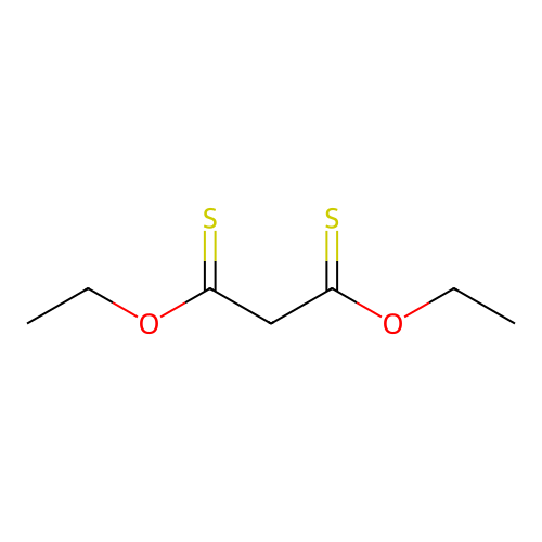 Diethyl dithioxomalonate structure