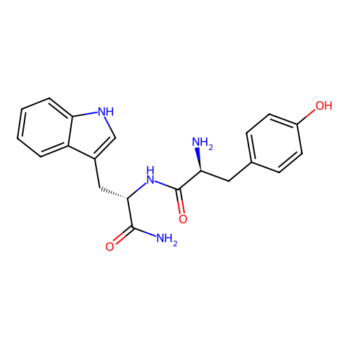H-Tyr-Trp-NH2 structure