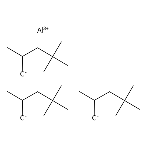 Aluminum tris(4-methanidyl-2,2-dimethylpentane) structure