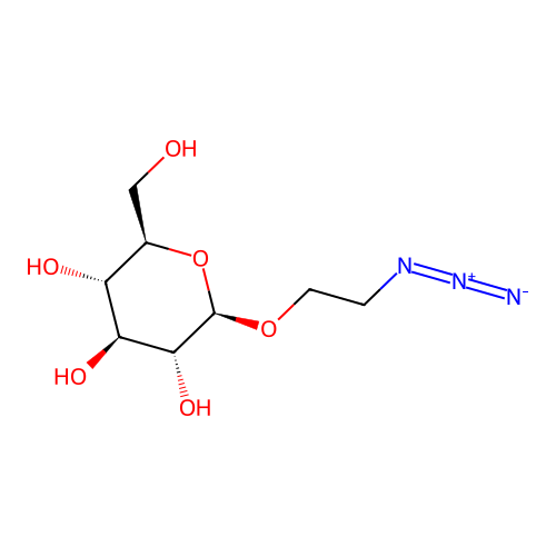 2-Azidoethyl beta-D-Glucopyranoside structure