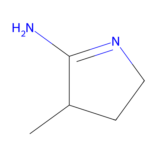 3-Methyl-pyrrolidin-(2E)-ylideneamine; hydrochloride structure