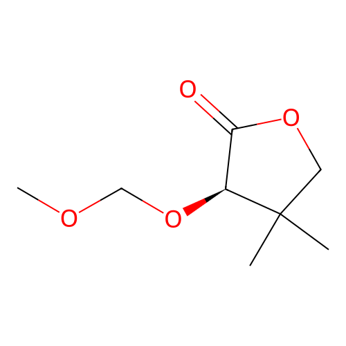 (3R)-3-(methoxymethoxy)-4,4-dimethyloxolan-2-one structure