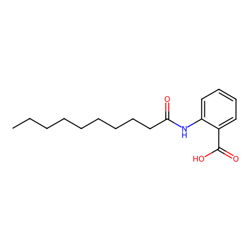 2-(Decanoylamino)benzoic acid structure
