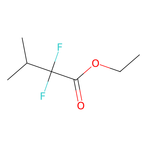 Ethyl 2,2-Difluoro-3-methyl-butyrate structure