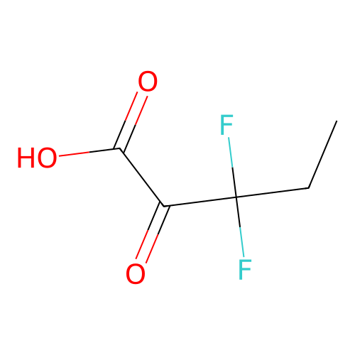 3,3-Difluoro-2-oxopentanoic acid structure