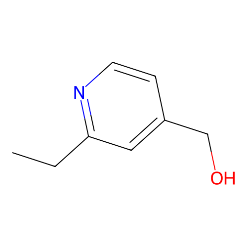 (2-Ethylpyridin-4-yl)methanol structure
