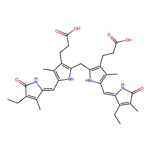 Mesobilirubin structure