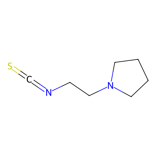 1-(2-Isothiocyanatoethyl)pyrrolidine structure