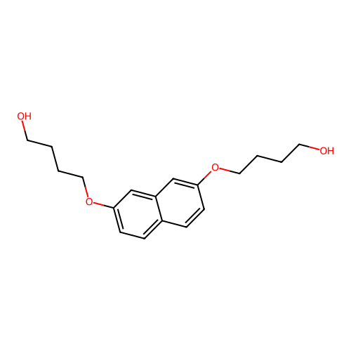 1-Butanol, 4,4'-[2,7-naphthalenediylbis(oxy)]bis- structure