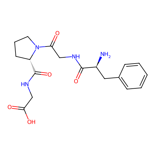 Glycine, L-phenylalanylglycyl-L-prolyl- structure