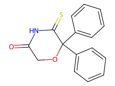 3-Thiomorpholinone, 2,2-diphenyl- structure