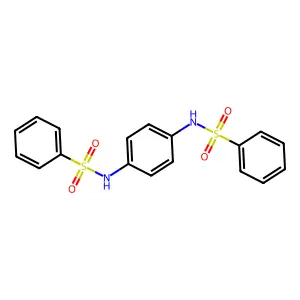 N-[4-(苯磺酰氨基)苯基]苯磺酰胺 structure
